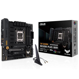 ASUS TUF GAMING B650M-PLUS WIFI AMD B650 Socket AM5 micro ATX (90MB1BF0-M0EAY0) (ASU90MB1BF0-M0EAY0)
