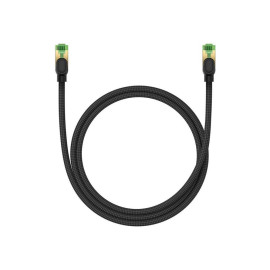 Baseus Καλώδιο Δικτύου Ethernet RJ45 Cat.8 με Πλεκτό Περίβλημα, 40Gbps, 1m Μαύρο (B0013320C111-01) (BASB0013320C111-01)