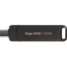 Patriot Rage R550 512GB Black USB-A und USB-C 3.2 Gen 1 (PE512GR550DSAD) (PATRPE512GR550DSAD)
