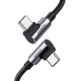 Ugreen Angle cable USB-C to USB-C US335 5A 100W 1m black (70696) (UGR70696)
