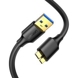 Ugreen USB 3.0 - micro USB 3.0 cable US130 2m black (10843) (UGR10843)