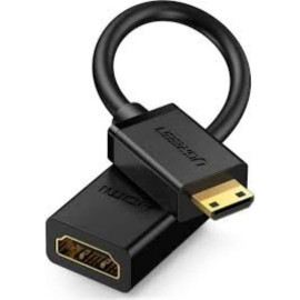 Ugreen 20137 Adapter Mini HDMI to HDMI 22cm black (20137) (UGR20137)