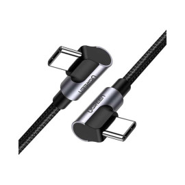 Ugreen USB-C to USB-C Angled Cable US323 PD 3A 60W 2m Black (70531) (UGR70531)