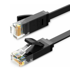 Ugreen Ethernet RJ45 Flat Network Cable Cat.6 UTP 15m Black (50180) (UGR50180)