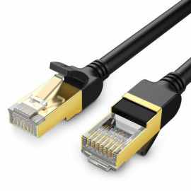 Ugreen Ethernet RJ45 Flat network cable Cat.7 STP 0.5m Black (11229) (UGR11229)