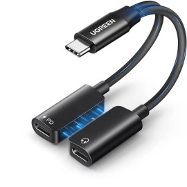 Ugreen CM821 USB-C σε 2x USB-C μαύρο (45800) (UGR45800)