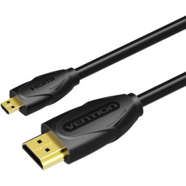 VENTION Micro HDMI to HDMI Cable 2M Black (VAA-D03-B200) (VENVAA-D03-B200)