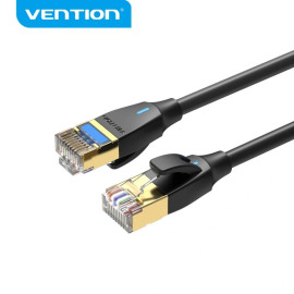 VENTION Cat.8 SFTP Patch Cable 1M Black Slim Type (IKIBF) (VENIKIBF)