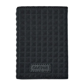 Cactus Premium Πορτοφόλι 3πλο με καρτοθήκη RFID - Ανθρακί - Limited Edition