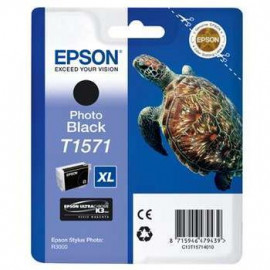 Μελάνι Epson T157140 XL Photo Black με χρωστική ουσία