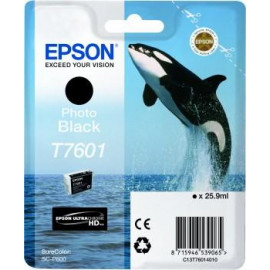 Μελάνι Epson T7601 C13T76014010 Ultrachrome HD Photo Black - 26ml