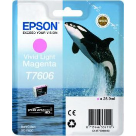 Μελάνι Epson T7606 C13T76064010 Ultrachrome HD Vivid Light Magenta - 26ml
