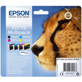 Μελάνι Epson T0715 C13T07154020 Multipack 4 Colours