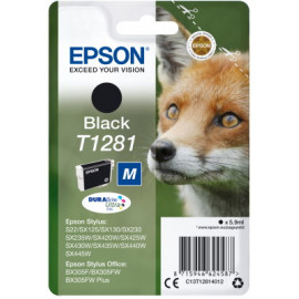 Μελάνι Epson T12814011 Black με χρωστική ουσία new series Fox - Size M