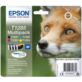 Μελάνι Ink Epson T12854011 Multipack containing 4 Cartridges Μελάνι Ink new series Fox-Size M