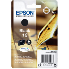 Μελάνι Epson T162140 Black με χρωστική ουσία