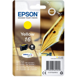 Μελάνι Epson T162440 Yellow με χρωστική ουσία