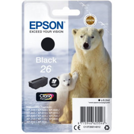 Μελάνι Epson T260140 Black με χρωστική ουσία