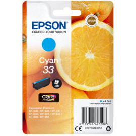 Μελάνι Epson 33 C13T33424012 Claria Premium Cyan - 4,5ml