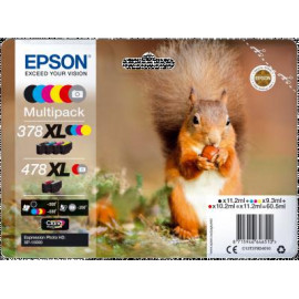 Μελάνι Epson T379D C13T379D4010 Black 11,2 ml, C+M+Y 9,3ml, Red 10,2ml, Grey 11,2 ml