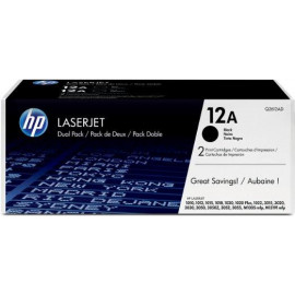 Toner Laser 12A HP LJ 1010 Ultraprecise Black Dual Pack