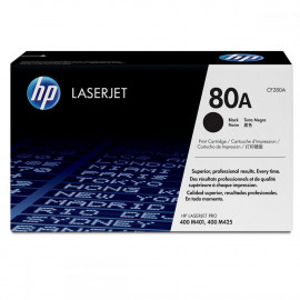 Toner Laser HP 80A LJ Pro 400 Black