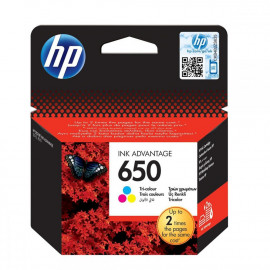 Μελάνι HP No 650 Tri-Color