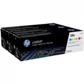 Toner Laser HP LJ Pro Color CP1525 128A Tri-Pack (Cyan-Magenta-Yellow)