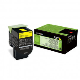 Toner Laser Lexmark 70C20Y0 Yellow Στάνταρ χωρητικότητας