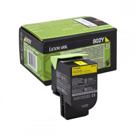 Toner Laser Lexmark 80C20Y0 Yellow Χαμηλής χωρητικότητας