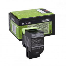 Toner Laser Lexmark 80C2SK0 Black Στάνταρ χωρητικότητας