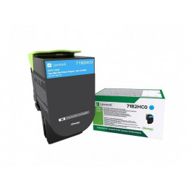 Toner Laser Lexmark 71B2HC0 Cyan Υψηλής απόδοσης