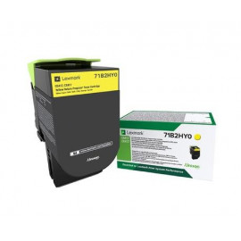 Toner Laser Lexmark 71B2HY0 Yellow Υψηλής απόδοσης