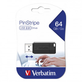 Memory USB 2.0 - 64GB - Store'n'Go Drive Pinstripe Pinstripe Black P-Blist