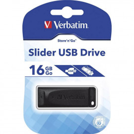 Memory USB 2.0  - Store'n'Go  Slider Black 16GB