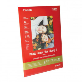 Photo Paper Plus Canon Glossy II PP-201 5x5 20Shts 265gr