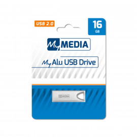 MyMedia My Alu USB Drive 16GB USB 2.0 (by Verbatim) - 69272
