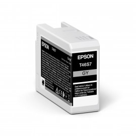 Μελάνι Epson T46S7 C13T46S700 Gray - 25ml