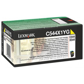 Toner Laser Lexmark C544X1Y Yellow Υψηλής απόδοσης