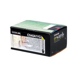 Toner Laser Lexmark C540A1Y Yellow Χαμηλής απόδοσης