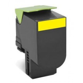 Toner Laser Lexmark 80C2HY0 Yellow Extra Υψηλής απόδοσης