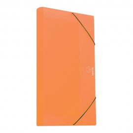 Πορτοκαλί Κουτί με λάστιχο 25x35 ράχη 3cm