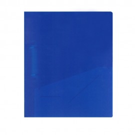Μπλε Ντοσιέ P.P. Α4 με 2 D κρίκους ράχη 4cm