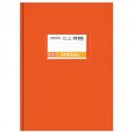 Εξήγηση Βιβλιοδετημένη Πορτοκαλί Ριγέ 17x25 80φ. (3 τεμάχια)