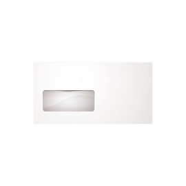 Φάκελος Λευκός με Παράθυρο Αριστερά 115x230 (500 τεμάχια)