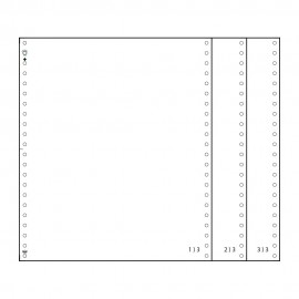 Μηχανογραφικό χαρτί 24x28 - 3τυπο Λ|Λ|Λ