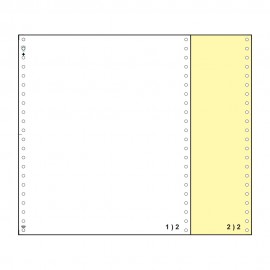 Μηχανογραφικό χαρτί 24x28 - 2τυπο Λ|Κ