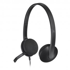 Logitech H340 Headset (Black, Wired) (LOGH340)